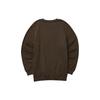 Skechers Animal Pattern Knitted Round Neck Sweatshirt Unisex Sweatshirt Hot-Melt-Chocolate L423U074-02Z9