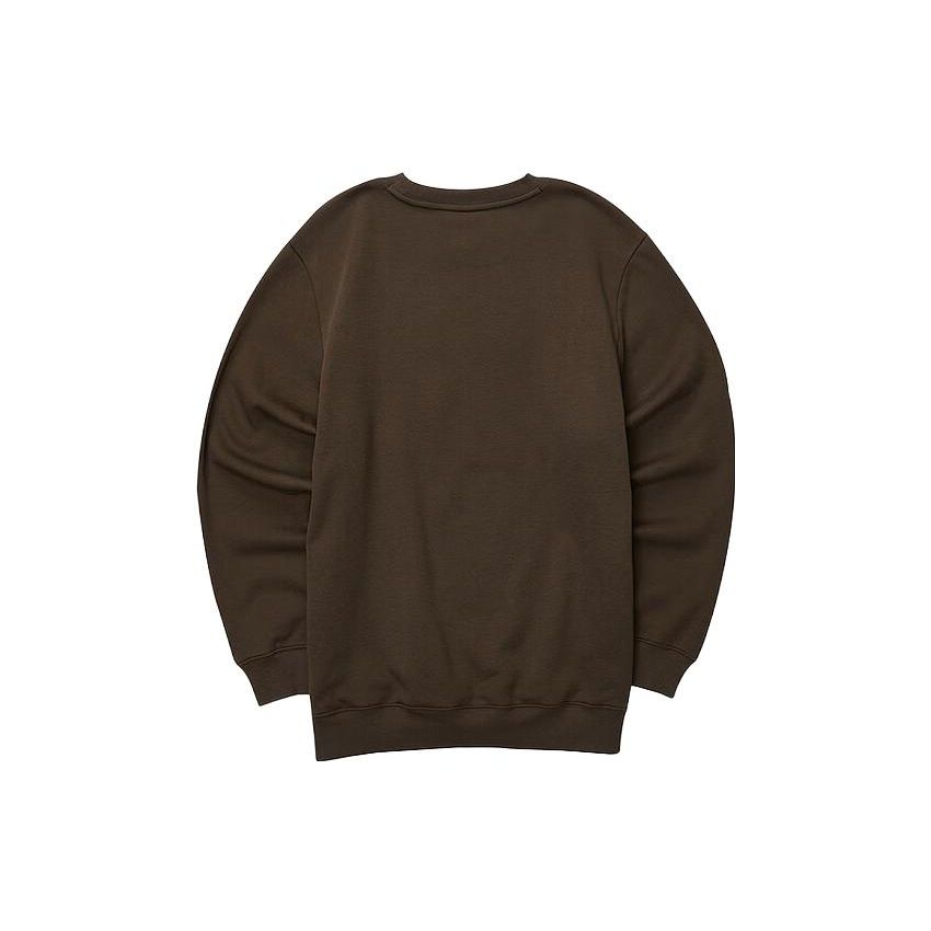 Skechers Animal Pattern Knitted Round Neck Sweatshirt Unisex Sweatshirt Hot-Melt-Chocolate L423U074-02Z9