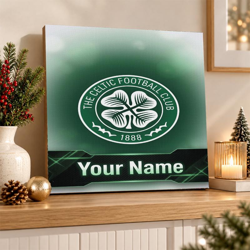 Celtic FC Custom Name Text 5D Diamond Painting Kit DIY Full Drill Diamond Art Decoration