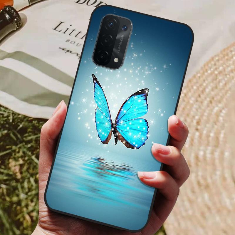 Für Oppo A54 5G Hülle Silikon Rückseite Handyhülle für Oppo A54 5G CPH2195 Hüllen Weiche Bumper Coque für OPPOA54 A 54 5G 6,5 Zoll
