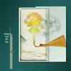 Charming Chinese Style Metal Art Bookmark: Floral, Fauna & Fresh Designs for Teacher's Day