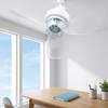 Odnímatelný elektrický ventilátor AC85-265V E27 Šroubovací ústí Ventilátor Přenosný stropní ventilátor Obývací pokoj