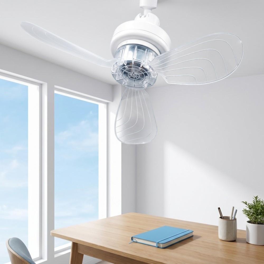 Odnímatelný elektrický ventilátor AC85-265V E27 Šroubovací ústí Ventilátor Přenosný stropní ventilátor Obývací pokoj