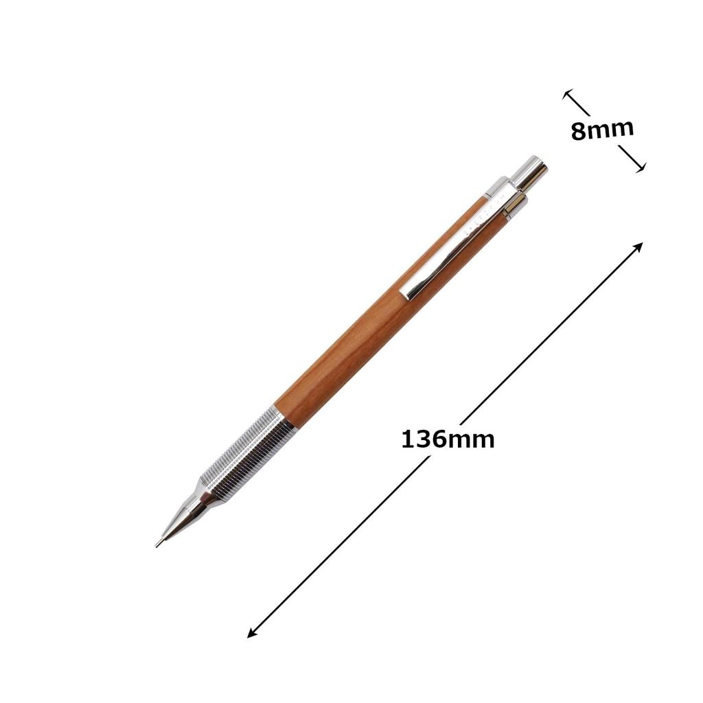 Luddite EverDraw Wood Cherry Wood Mechanical Pencil 0.5 (LDW-MP4CW-05)