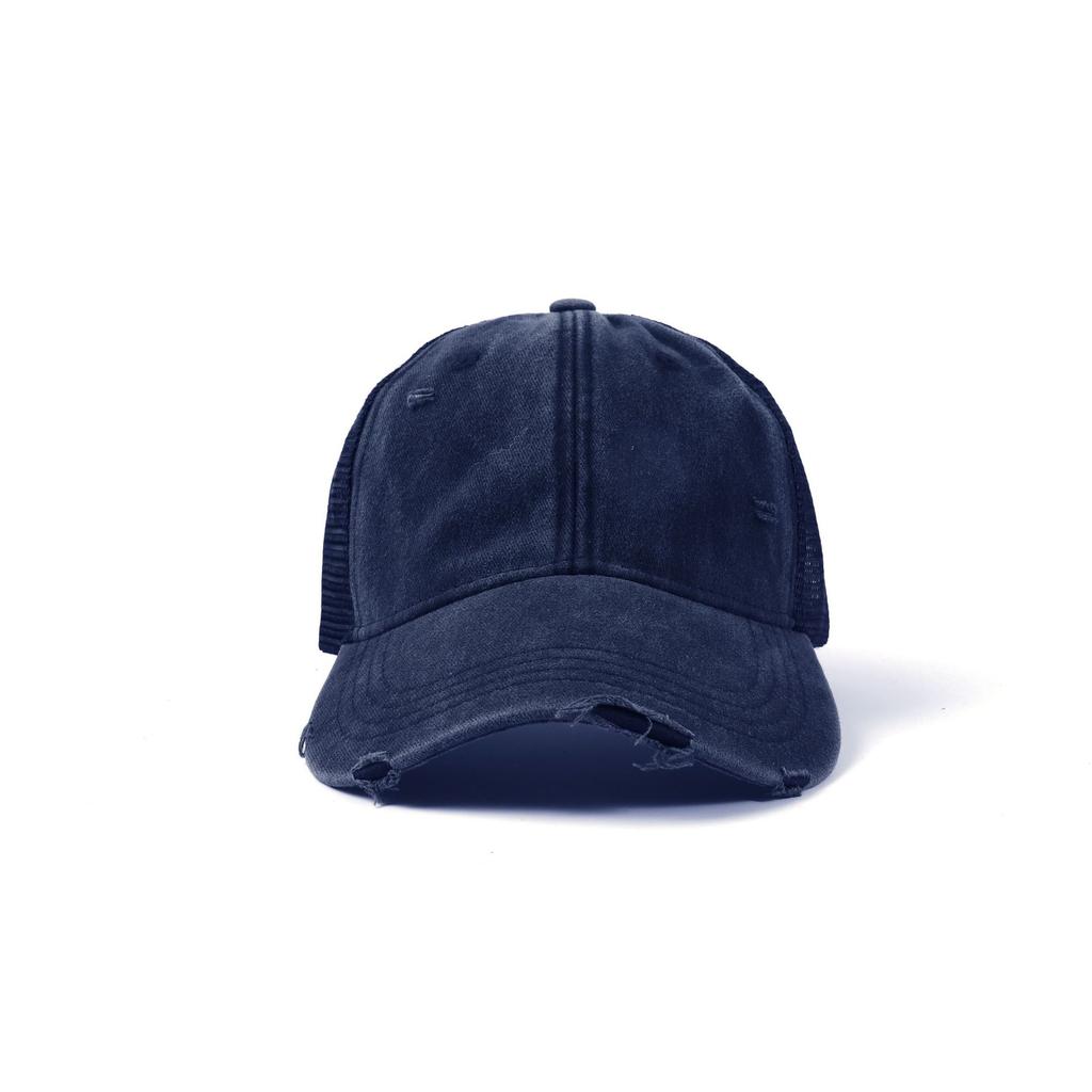 1 Printed Sponge Half Mesh Outdoor Fashion Accessory Hat, Adjustable Size, Suitable for Both Men and Women As a Holiday Gi