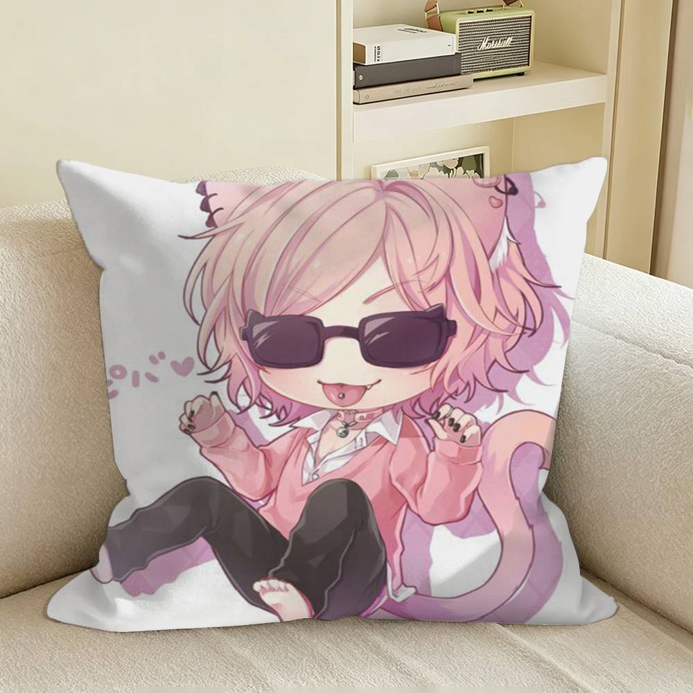 Yuri Ayato BL Anime YBC Square Sofa Pillow Cover Solid Color Living Room Home Decor Cushion Case