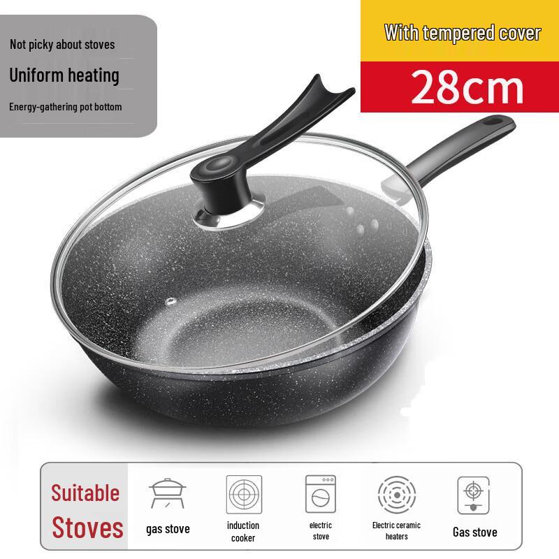 

Yoshida Takumi 5-Layer Maifan Stone Non-stick Wok