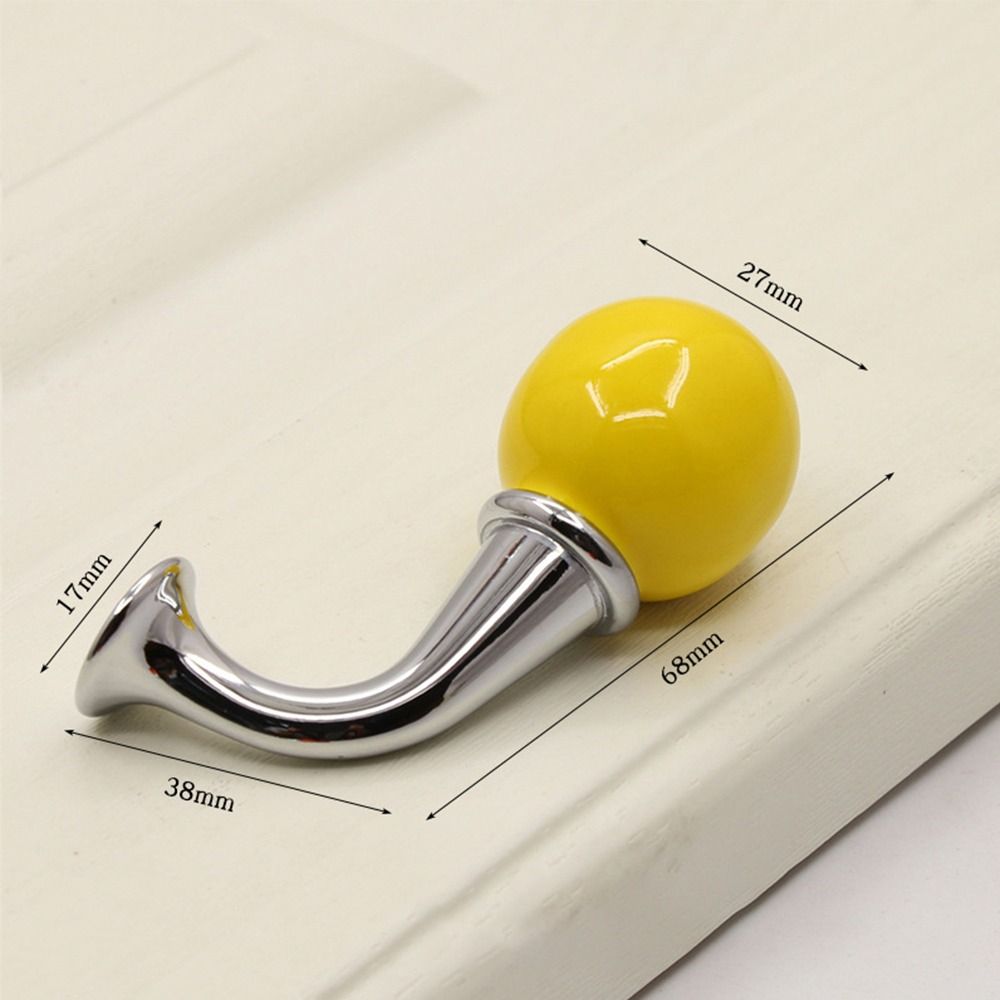 

Ceramic Clost Handle Colorful Door Knobs New Cabinet Door Handles жовтий