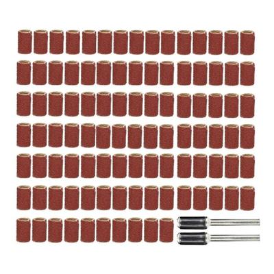 102Pcs Sanding Drum Set for Drum Sander Include Sanding Drums with Mandrels