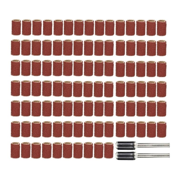 102Pcs Sanding Drum Set for Drum Sander Include Sanding Drums with Mandrels