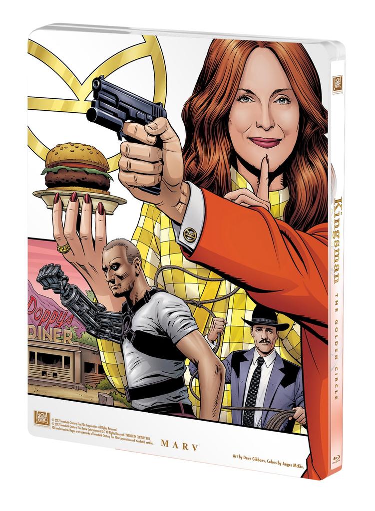The Golden Circle Steelbook Edition Kingsman Blu-ray [Steelbook] [Blu-ray]