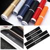 ABCE1 4Pcs Carbon Fiber Car Door Sill Plate Protectors Stickers For Citroen C1 C2 C3 C4 Grand Picasso C4L C5 C-ELYSEE Xsara Berlingo