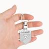 Fashion Leather Car Metal Keychain Horseshoe Buckle Waist Pendant Car Accessories For Citroen C1 C2 C3 C4 Picasso C-ELYSEE C6 C5