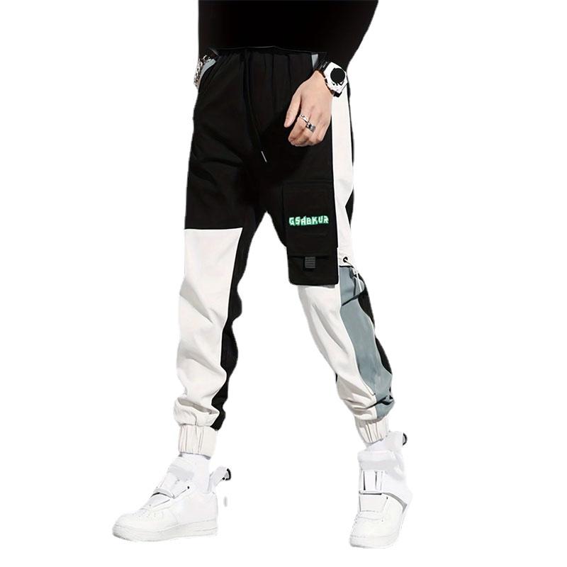 2024 New Men's Multi Pocket Goods Harem Pants Hip Hop Casual Men's Jogging Pants Sports Pants
