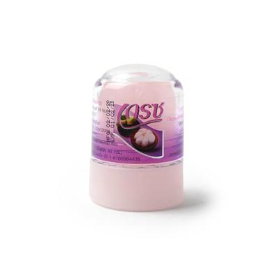 Desodorante mineral cristal tailandês Grace Mangosteen Pink 70 g