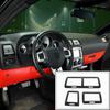 Carbon Fiber Air Condition Outlet Vent Cover Trim for Dodge Challenger 2009-2014