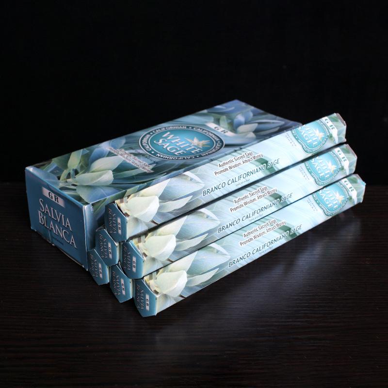 White sage, original handmade aromatherapy incense thread incense large box