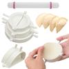 Plastic Dumpling Making Tools 7cm/8cm/10cm Size Dumplings Press Mold Set Rolling Pin Optional Convenient DIY Kitchen Gadgets ZYF