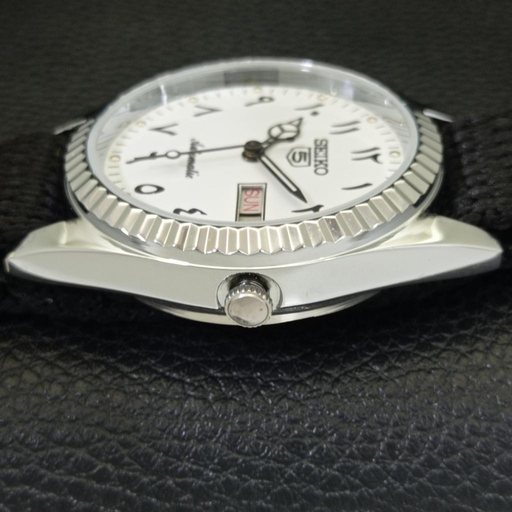REFURBISHED VINTAGE SEIKO 5 AUTOMATIC 6309A JAPAN MENS ARABIC WATCH a441491-5 Sk-a441491