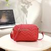 Trend small bag New fashion wave embroidered women's bag Casual small square bag One shoulder messenger bag Mobile phone bag