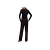 Karl Lagerfeld Casual Outing Party Lightweight Solid Color Long Sleeve Short Sweater Women Sweater Black 241L2004