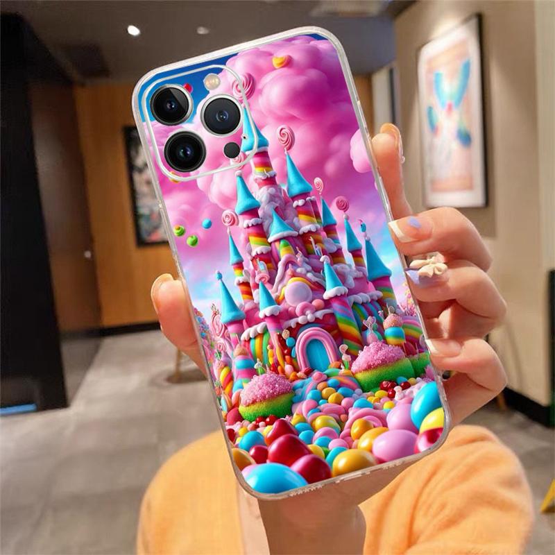 

Милый чехол для телефона Candyland для iPhone 15 14 Pro Max 13 12 11 Pro Max XSMax XR 12 13 mini 14 Plus iphone 11ProMax