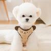 Spring Korean version of the bear can be towed vest two-legged fleece jacket small dog teddy dog cat pet clothes