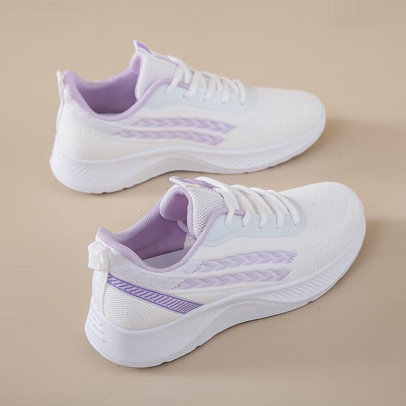 Summer Hollow Comfortable Sports and Leisure Shoes, Middle School Students Ultra-light Running Fitness Soft-soled Mesh Breathable Women's Shoes