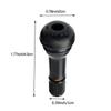 4 stk svart Snap-In Tubeless TR413 messinghette dekkventilstamme bildekk