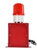 TGSG-07 Waterproof Industrial Alarm 220V for Cranes, Ports, Docks & Steel Mills - Sound & Light, Bottom Mount.