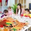 Thanksgiving Giant Coloring Poster Tablecloth 72 x 35.5 Inch Giant Drawing Paper Crafts for kids Turkey Themed Coloring Poster Thanksgiving Paper