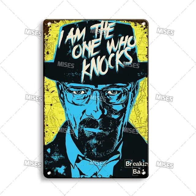 Breaking Bad Classic TV Show Metal Plate Retro Metal Poster for Bar Club Home Studio Wall Decor MISES Vintage Tin Sign