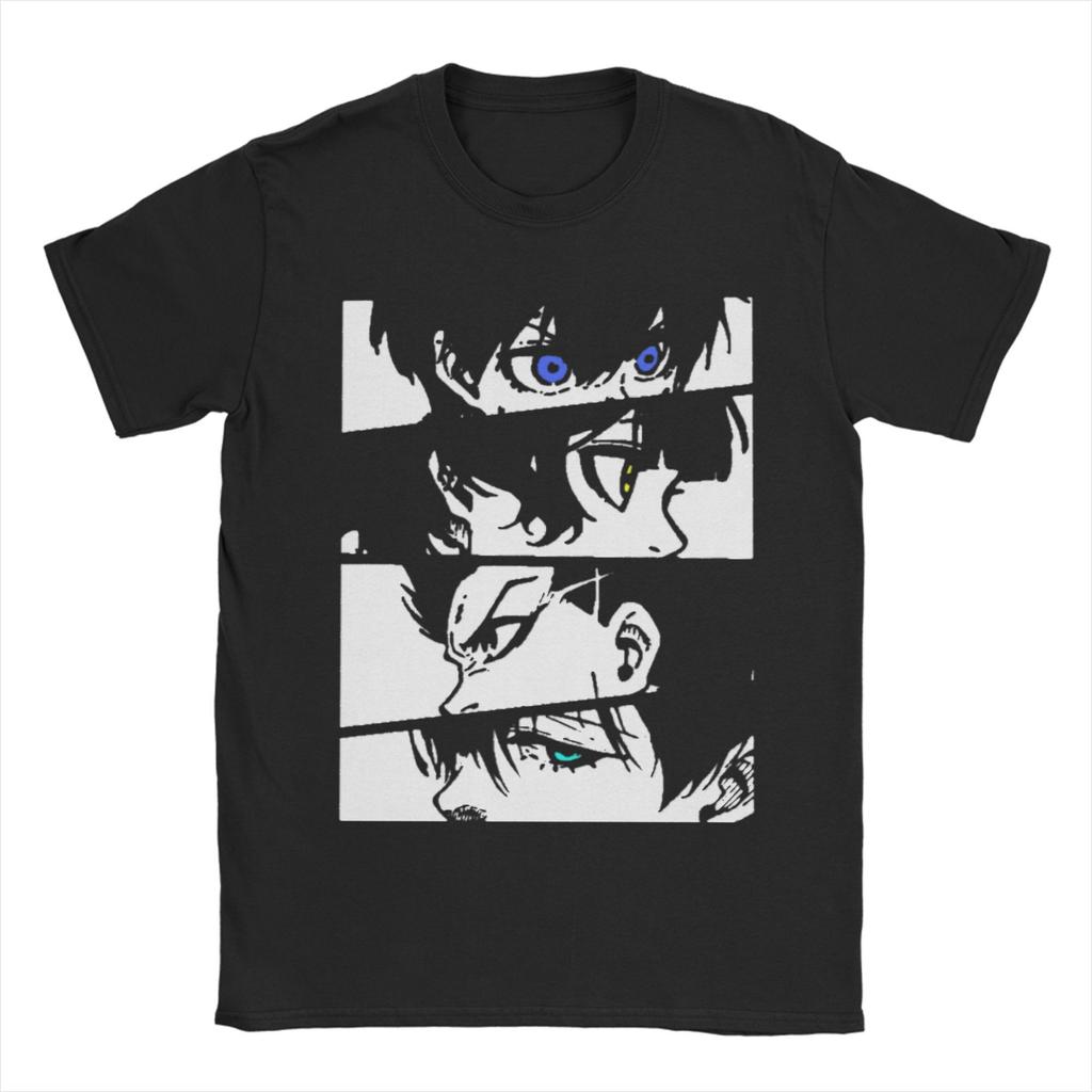 Michael Kaiser Blue Lock  Tee Shirt for Men Women Print T Shirts Manga 100% Cotton Clothes