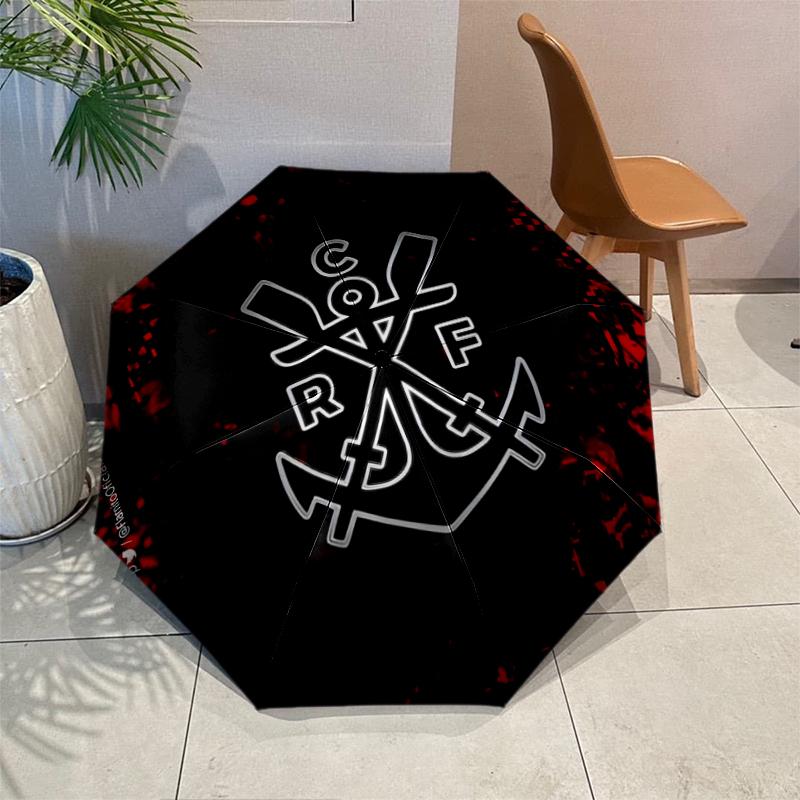 Flamengo Fashionable Automatic Opening/Closing Folding Umbrella. Portable and Foldable, Ideal for Gift, Travel, and Daily Use