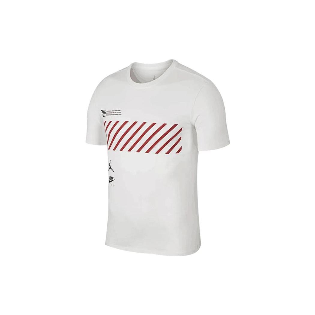 

New Jordan T Shirts Men s White CD5838-133 S