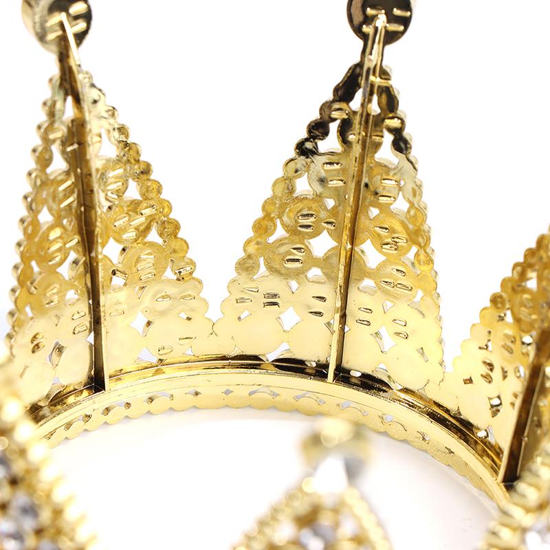Crown Cake Topper Pearl Tiara Kids Hair Ornament Bursdagsfest rekvisita