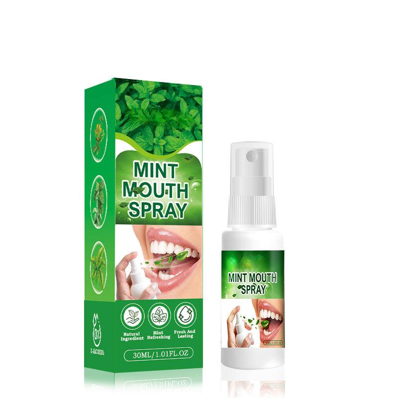 Mint-Mundspray reinigt den Mund, entfernt Rauchgeruch, Mundgeruch, Lufterfrischer, Atemspray, Atemerfrischer