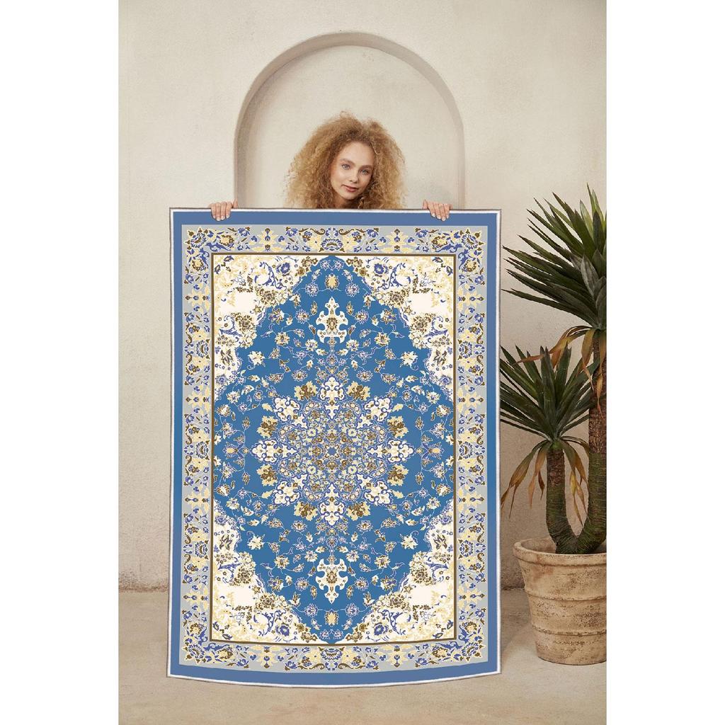 Decorative Special Design Modern Anatolian Classic Patterned Non-Slip Base Washable
