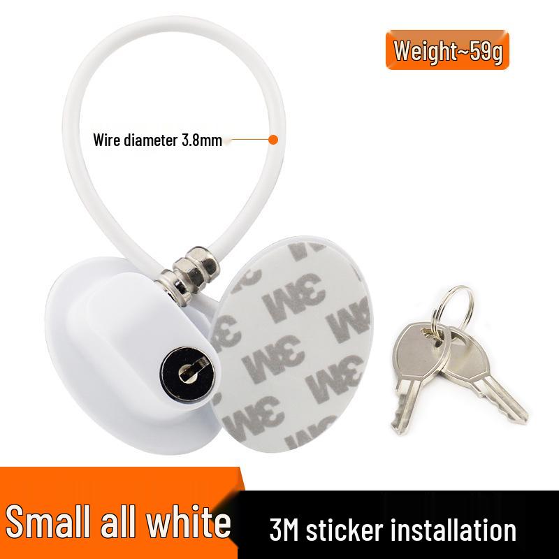 Child Safety Window and Refrigerator Lock - Anti-Fall Restrictor and Cabinet Door Positioner