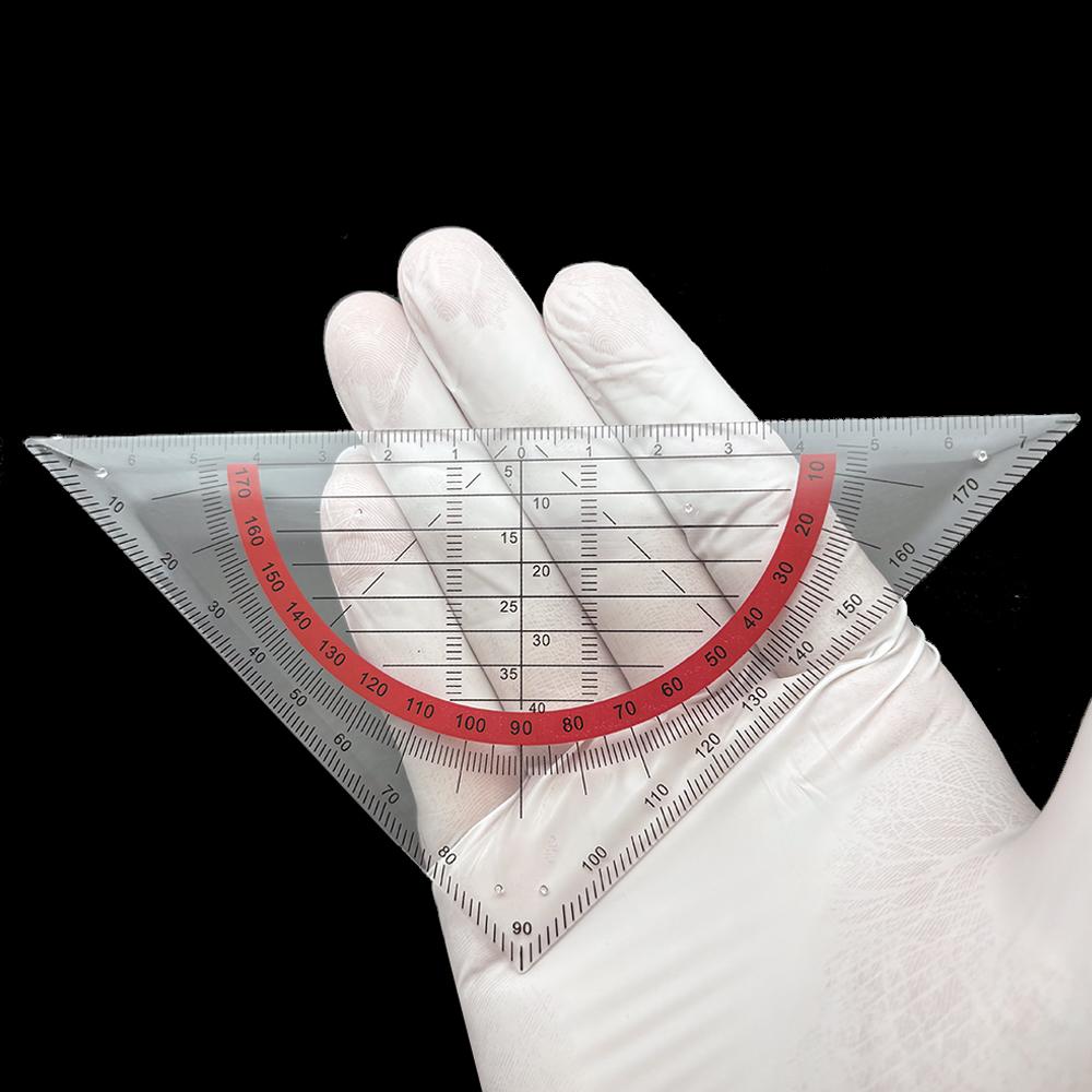 Dental Guide Plate Teeth Arrangement On Denture Work Dental Teeth Guide Plate Ruler Denture Drawing and Alignment