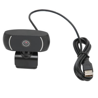 מצלמת מחשב Plug and Play לשיעור אונליין, כנס חי, פוקוס אוטומטי, זרוע גמישה, ללא צורך בדרייברים, רזולוציה 640x480, מצלמת רשת USB C200 שחור