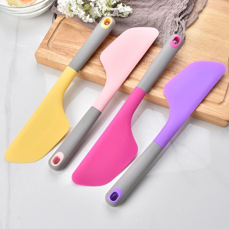 Silicone Spatula Non-stick Heat-resistant Cream Mixing Shovel Sandwich Butter Jam Spreader Cream Stirring Tool for Baking
