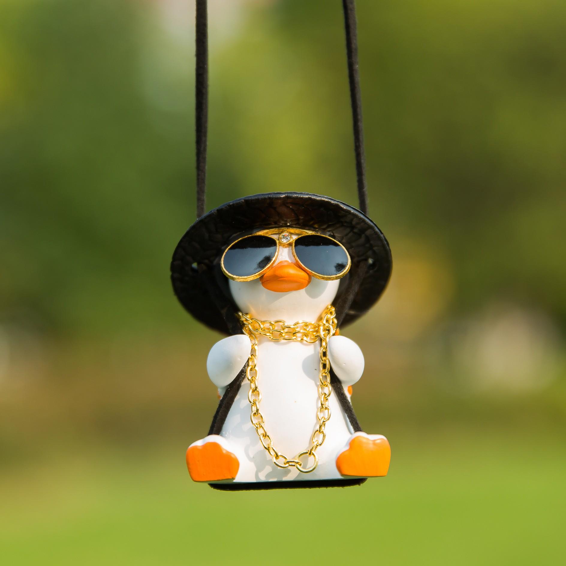 

Мультяшные подвески для автомобиля в виде уток: Раскачивающиеся украшения для зеркала заднего вида для украшения женского автомобиля