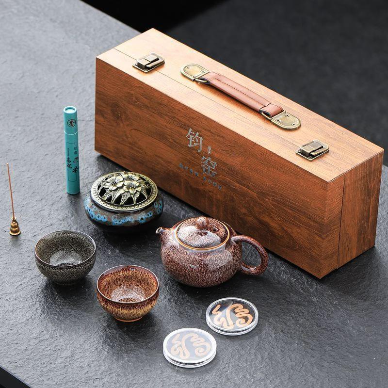 Forbidden City Cultural Ceramic Tea Set