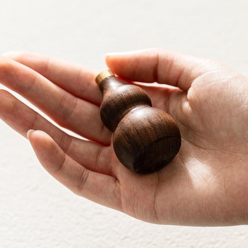 Gourd incense insert incense holder incense burner incense burner incense holder incense insert aromatherapy indoor walnut small decorative ornament