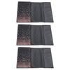 3pcs Plastic Tablecloth Waterproof Oil Proof Reusable Table Cover Rectangle Dot Pattern Table Cloth for Banquets Picnics Party