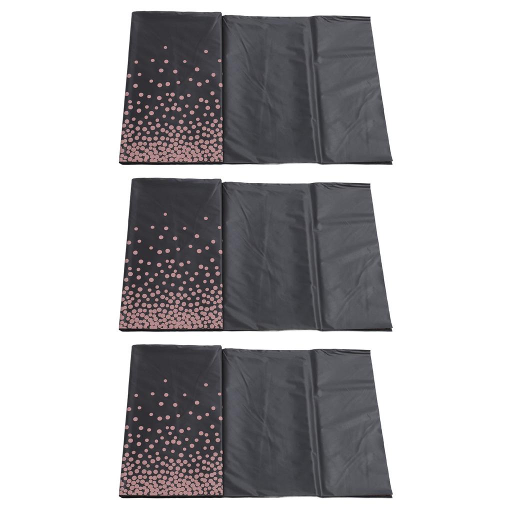 3pcs Plastic Tablecloth Waterproof Oil Proof Reusable Table Cover Rectangle Dot Pattern Table Cloth for Banquets Picnics Party