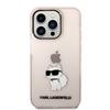 Karl Lagerfeld KLHCP14XHNCHTCP iPhone 14 Pro Max 6.7" pink hardcase Ikonik Choupette