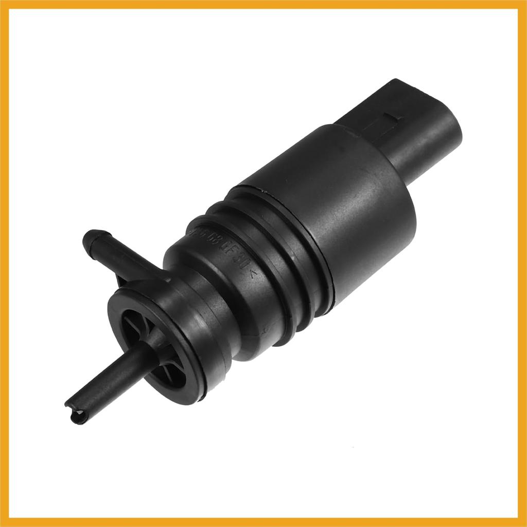 Windshield Washer Motor Pump with Grommet for Honda Pilot - Pack of 1 Black Durable Material Replacement