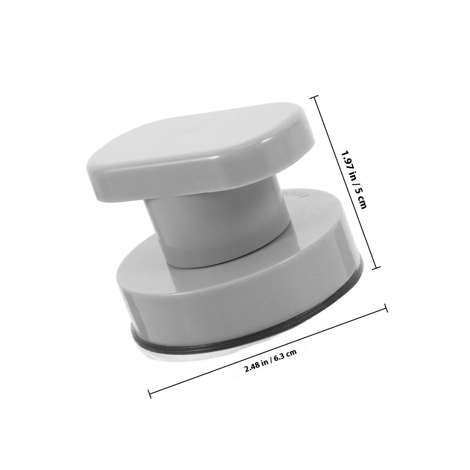 

Suction Cup Handle No Drill Adhesive For Bathroom Kitchen Glass Door Cabinet Drawer Shower Safety Bar Self Stick Pull серый
